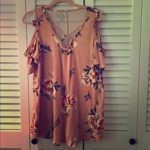 Pink Blush floral top